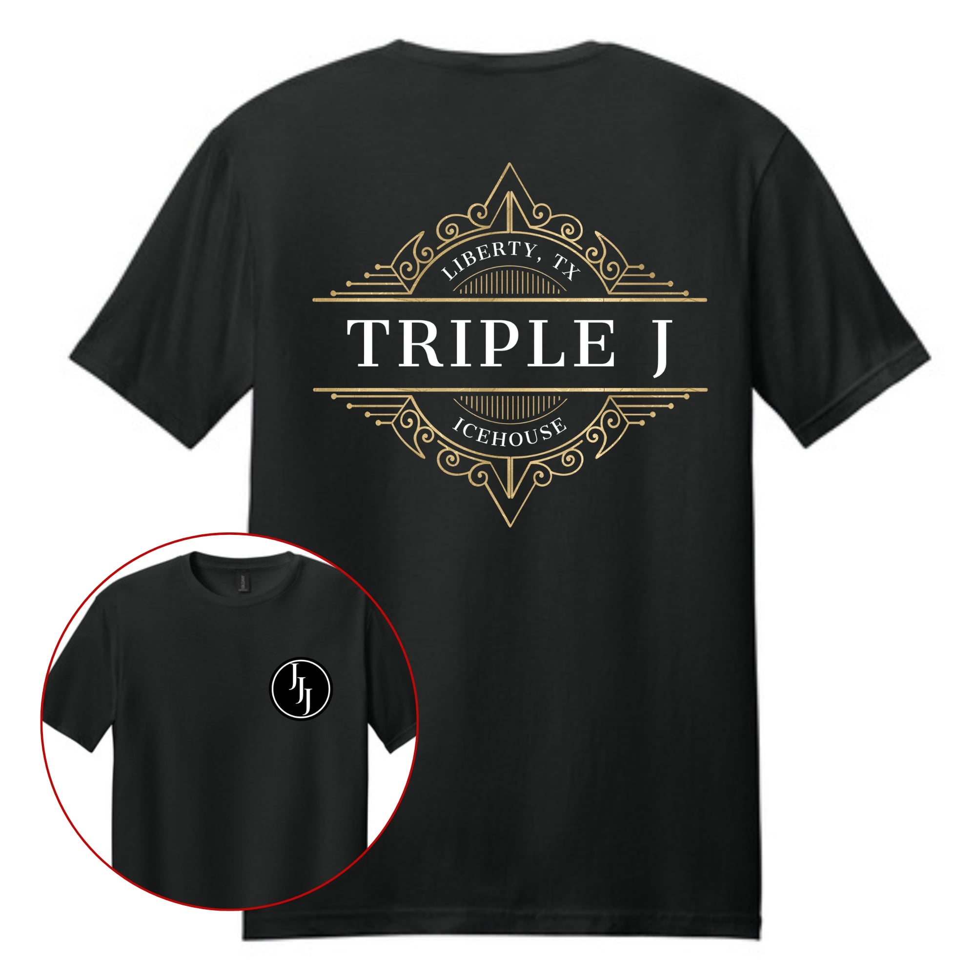 Gold Marquee - Triple J Icehouse, Liberty, TX