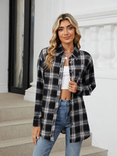 Load image into Gallery viewer, Plaid Button Up Long Sleeve Shirt
