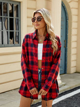 Load image into Gallery viewer, Plaid Button Up Long Sleeve Shirt
