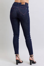 Load image into Gallery viewer, Judy Blue Full Size Heart Shaped Back Pockets Skinny Jeans
