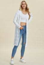 Load image into Gallery viewer, Double Take Full Size Open Front Longline Cardigan
