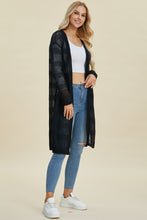 Load image into Gallery viewer, Double Take Full Size Open Front Longline Cardigan
