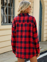 Load image into Gallery viewer, Plaid Button Up Long Sleeve Shirt
