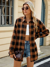 Load image into Gallery viewer, Plaid Button Up Long Sleeve Shirt
