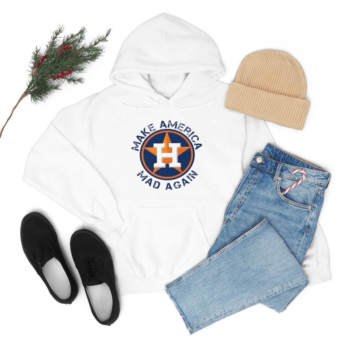 Make America Mad Again Unisex Heavy Blend™ Hooded Sweatshirt