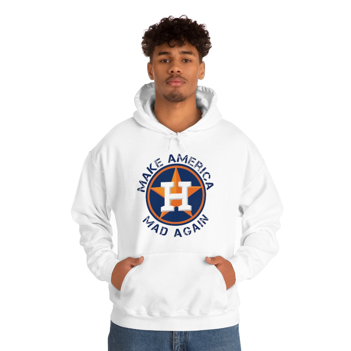 Make America Mad Again Unisex Heavy Blend™ Hooded Sweatshirt