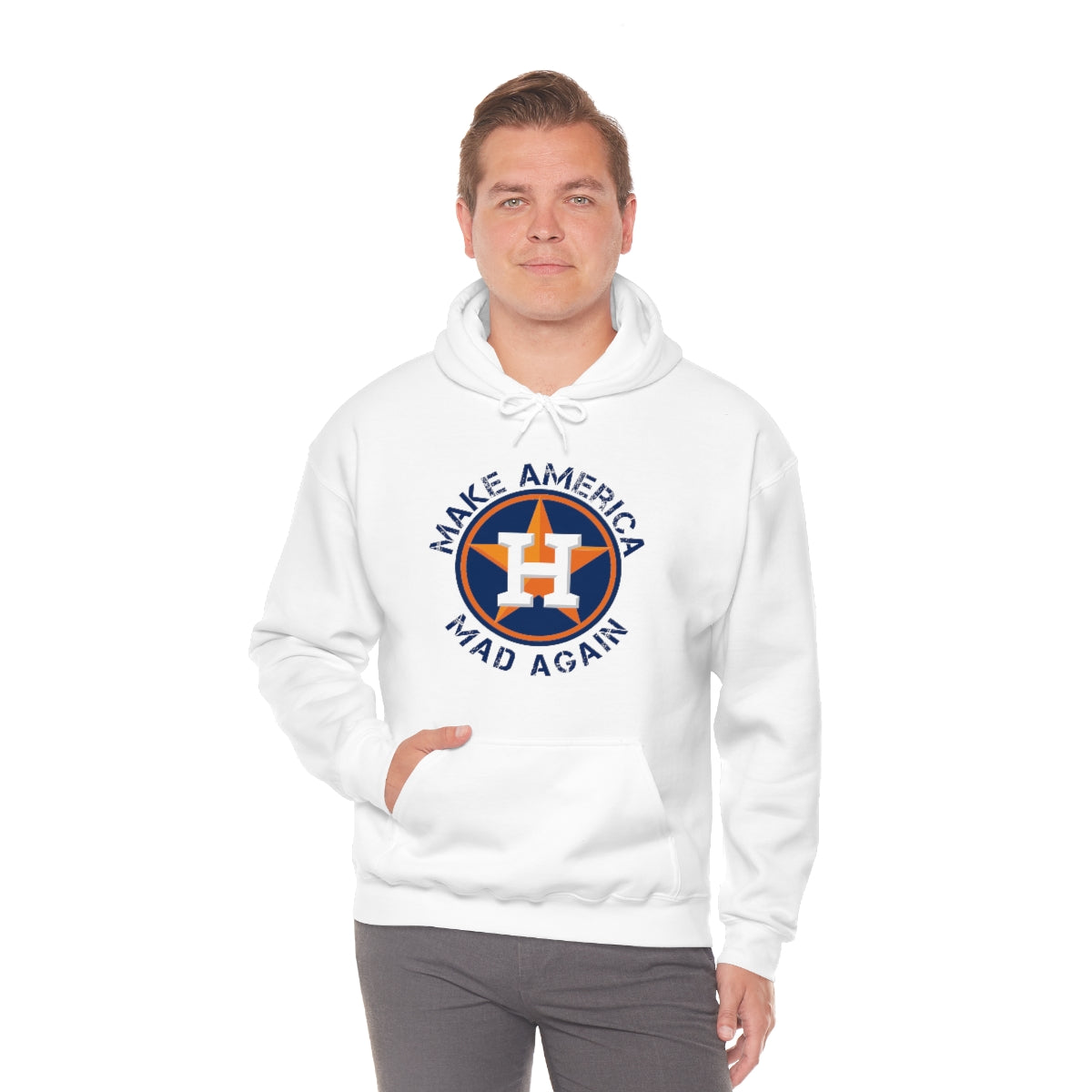 Make America Mad Again Unisex Heavy Blend™ Hooded Sweatshirt