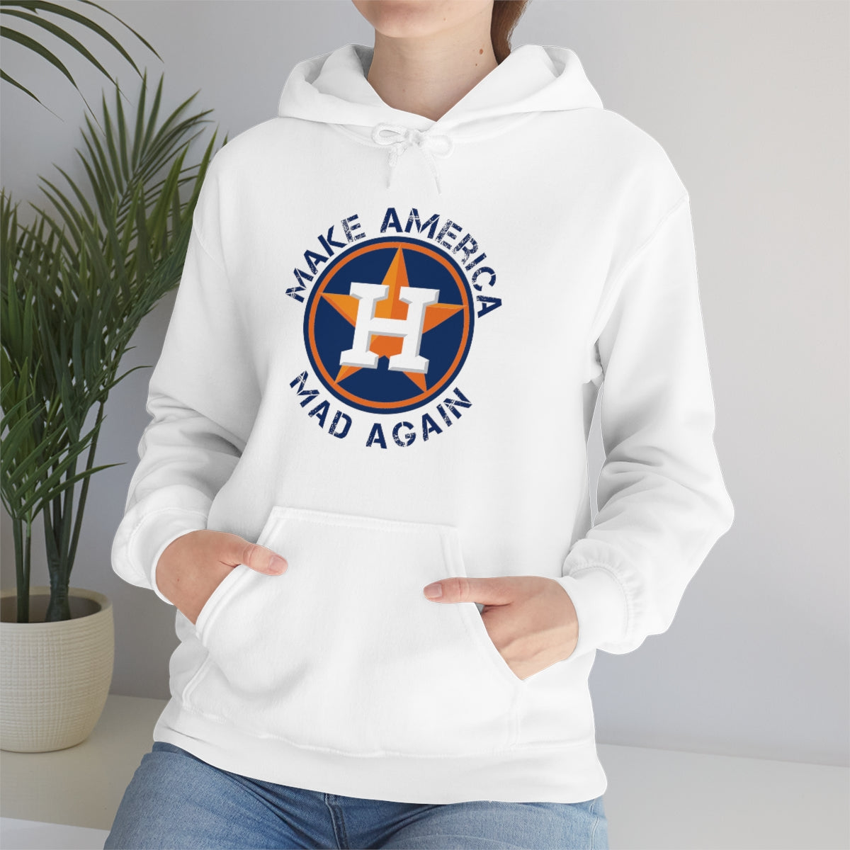 Make America Mad Again Unisex Heavy Blend™ Hooded Sweatshirt