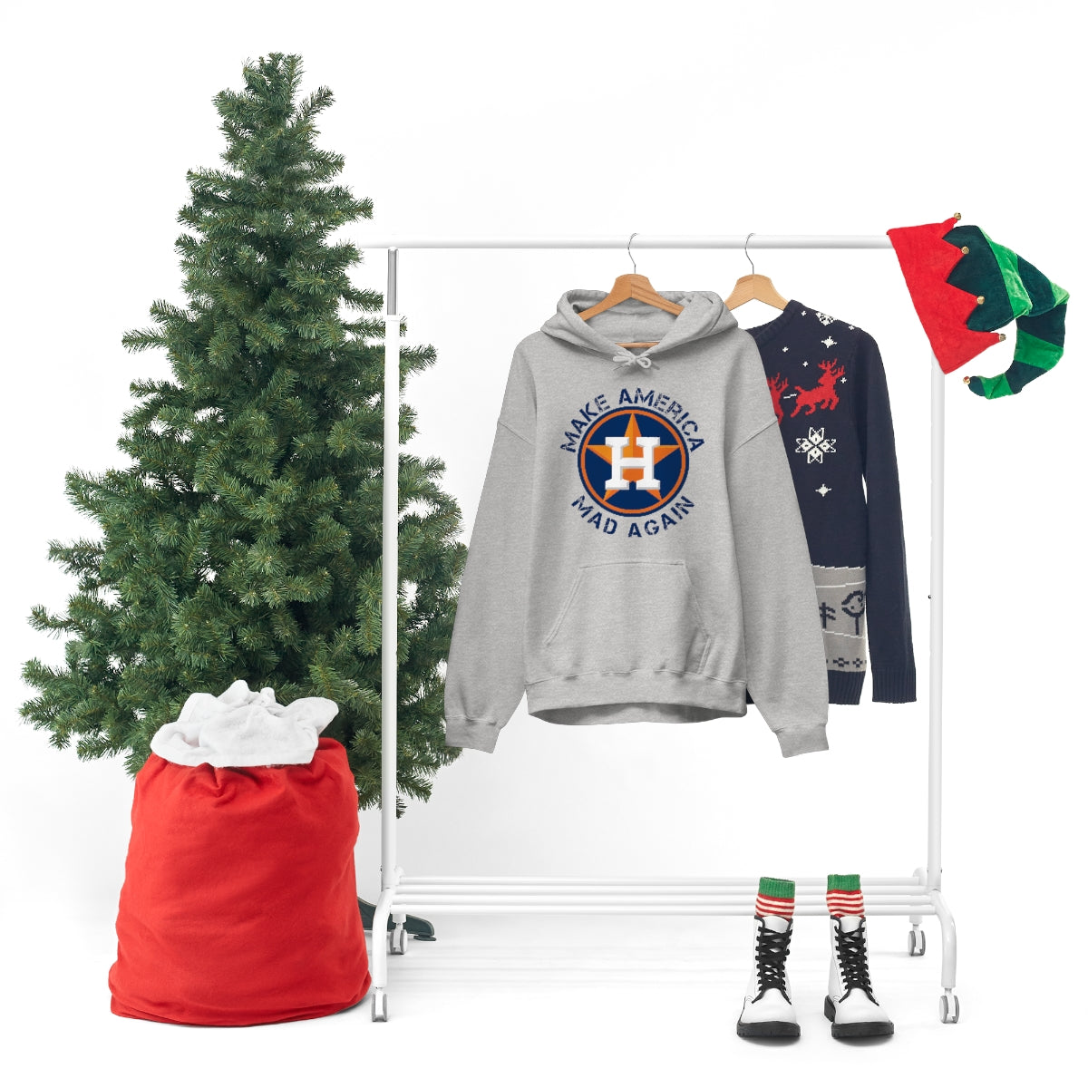 Make America Mad Again Unisex Heavy Blend™ Hooded Sweatshirt