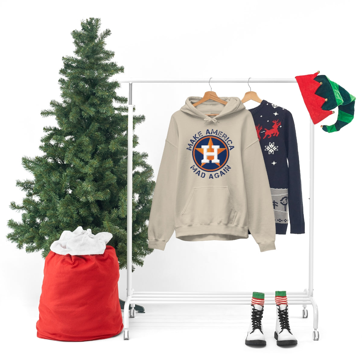 Make America Mad Again Unisex Heavy Blend™ Hooded Sweatshirt