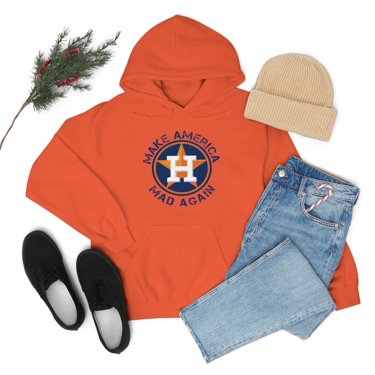 Make America Mad Again Unisex Heavy Blend™ Hooded Sweatshirt