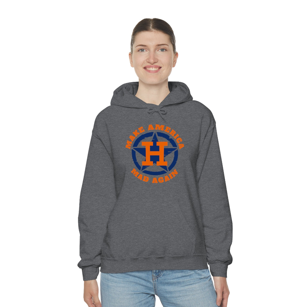 Make America Mad Again Orange Pop Unisex Heavy Blend™ Hooded Sweatshirt