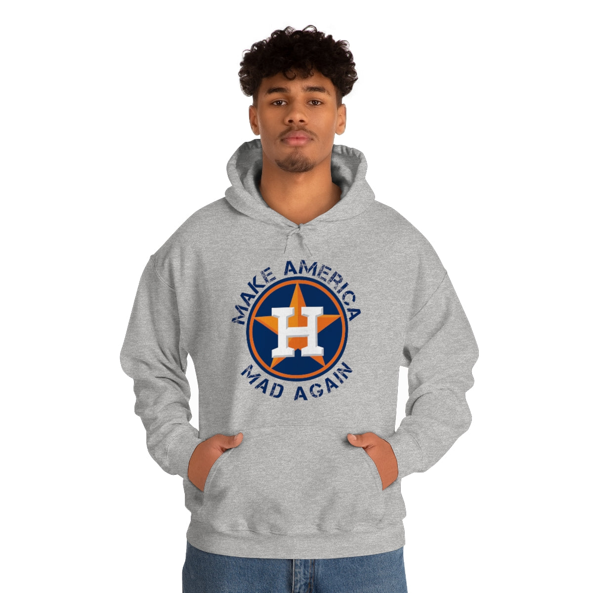 Make America Mad Again Unisex Heavy Blend™ Hooded Sweatshirt