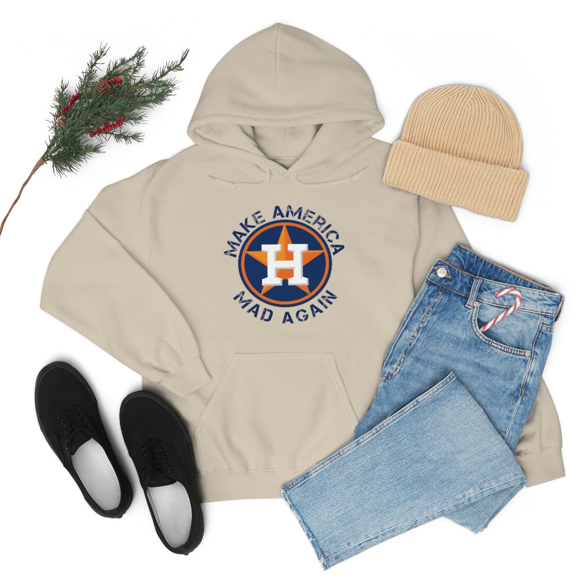 Make America Mad Again Unisex Heavy Blend™ Hooded Sweatshirt