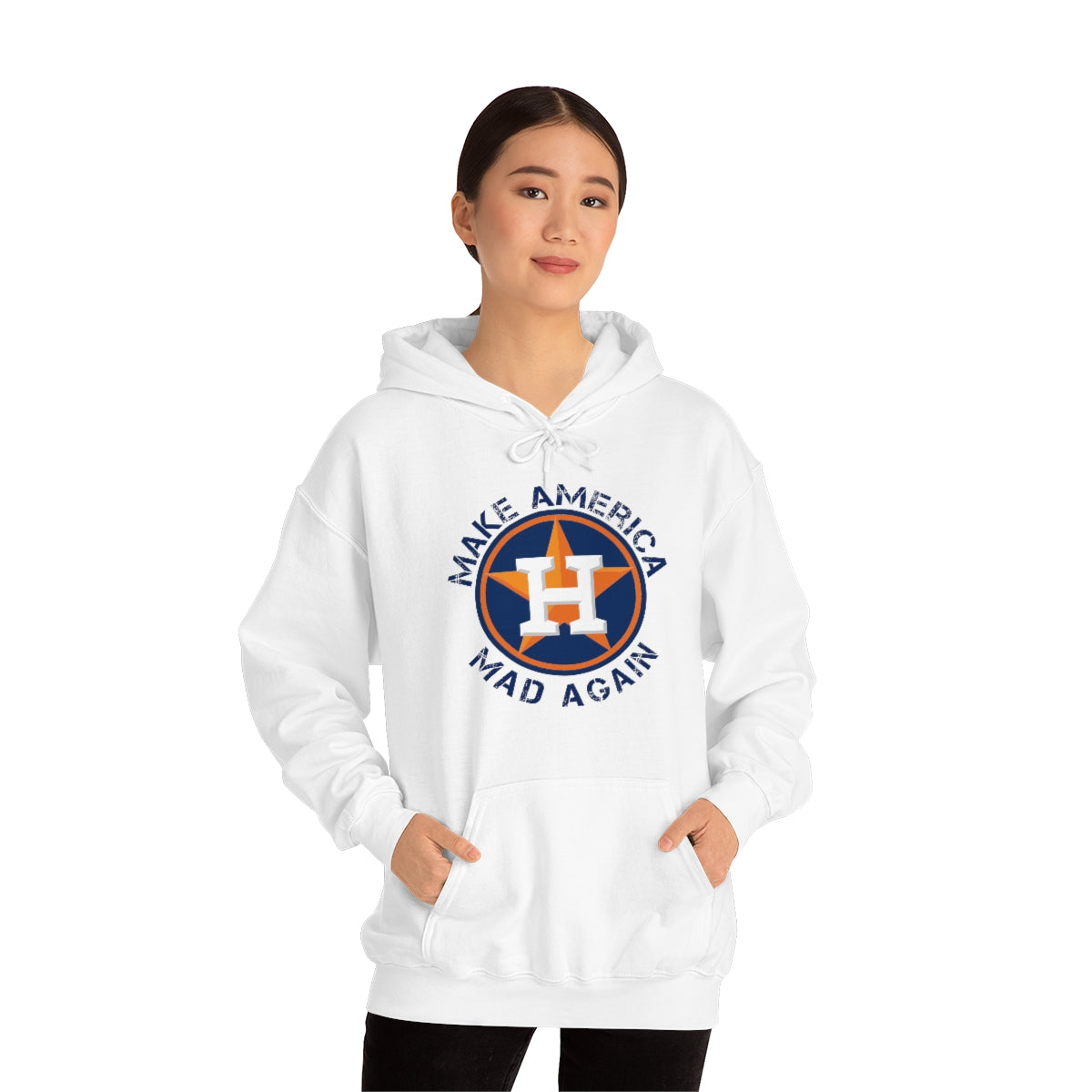 Make America Mad Again Unisex Heavy Blend™ Hooded Sweatshirt